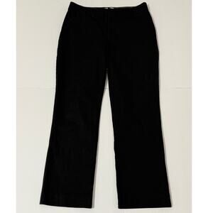 Maeve by Anthropologie Straight Leg Trousers, Black,  Size 6